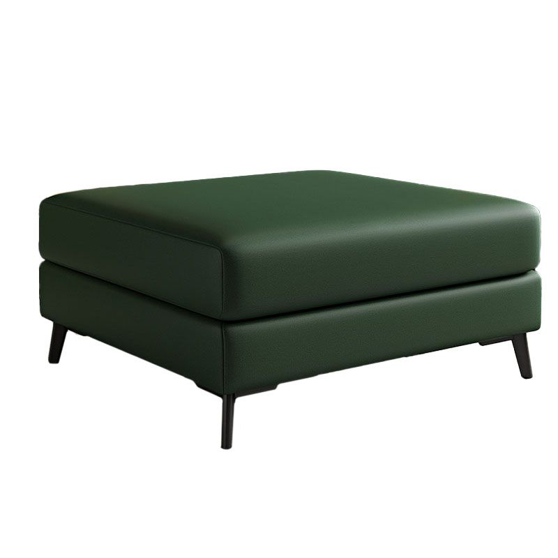 Rectangular Contemporary Ottoman Leather Foot Stool with Black Legs Clearhalo 'furn' 'furn_ottomans_poufs' 'Furniture' 'Living Room Furniture' 'Ottomans & Poufs' 'ottomans_poufs' 1200x1200_9b6b22e1-5d19-4ddd-9c4f-d2d86be6a446