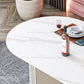 Oval Sintered Stone Dining Table Modern Table in White with Metal Double Pedestal Base Clearhalo ' dining_table' 'Dining Tables & Seating' 'Dining Tables' 'furn' 'furn_dining_table' 'Furniture' 'furniture_dining_table' 'Kitchen & Dining Furniture' 'kitchen&dining_furn' 'kitchen' 'kitchen_dining_table' 1200x1200_9b6b5362-fcf8-45fe-9b0e-8838d06041db
