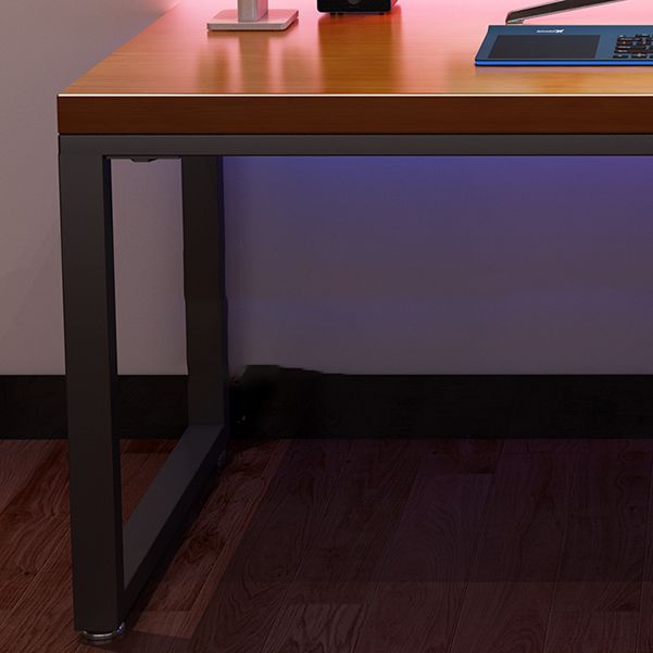 Contemporary Computer Desk Home Pine Wood Office Desk with Legs Clearhalo 'furn' 'furn_office_desk' 'Furniture' 'Office Desks' 'Office Furniture' 'office_desk' 1200x1200_9b6c3338-506b-4a52-8d40-7ab08815b064
