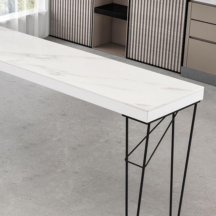 Industrial Rectangular Bar Pub Table Set 1/2/3 Pieces Bar Table and Stools Clearhalo 'Bar Furniture' 'furn' 'furn_home_bar_bar_sets' 'Furniture' 'Home Bars & Bar Sets' 'home_bar_bar_sets' 'Kitchen & Dining Furniture' 1200x1200_9b6ccaf8-17d7-42c2-bcb3-49558aab4953