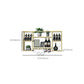 Modern Simple Wine Rack Iron Shelf Wall Mounted Wine Rack for Kitchen
