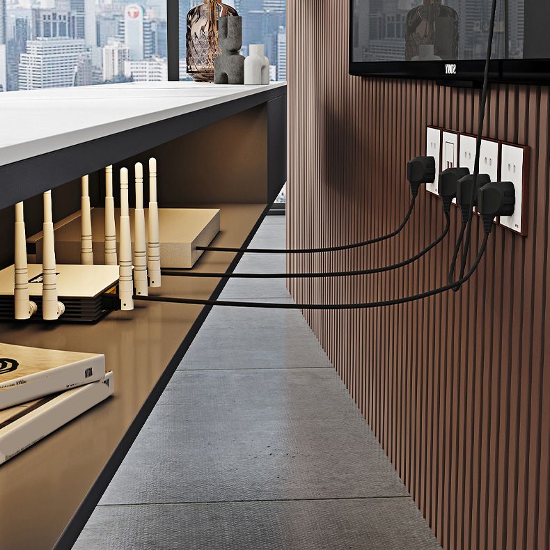 Stone TV Stand Console Wall Mounted Media Console with Drawers Clearhalo 'furn' 'furn_tv_stands_entertainment_centers' 'Furniture' 'Living Room Furniture' 'TV Stands & Entertainment Centers' 'TV Stands & Media Storage Furniture' 'tv_stands_entertainment_centers' 1200x1200_9b6dba32-6be2-44e8-88e1-54db7f2b6213