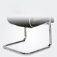 Modern Style Office Chair Black Leather No Wheels Fixed Arm Chair Clearhalo 'furn' 'furn_office_chair' 'Furniture' 'Office Chairs' 'Office Furniture' 'office_chair' 1200x1200_9b7075cf-838f-4b54-9aa1-113b6bf472cd