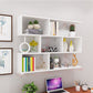 Modern Open Wall Mounted Shelf Bookcase Engineered Wood Bookshelf for Study Room Clearhalo 'Bookcases' 'furn' 'furn_bookcases' 'Furniture' 'Office Furniture' 1200x1200_9b71c619-2ea8-4ce4-9882-283a5a4a5091