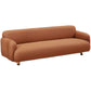 Glam verzonken ARM SETTEE FAUX LEREN ZITING VOOR LIDE ROOM