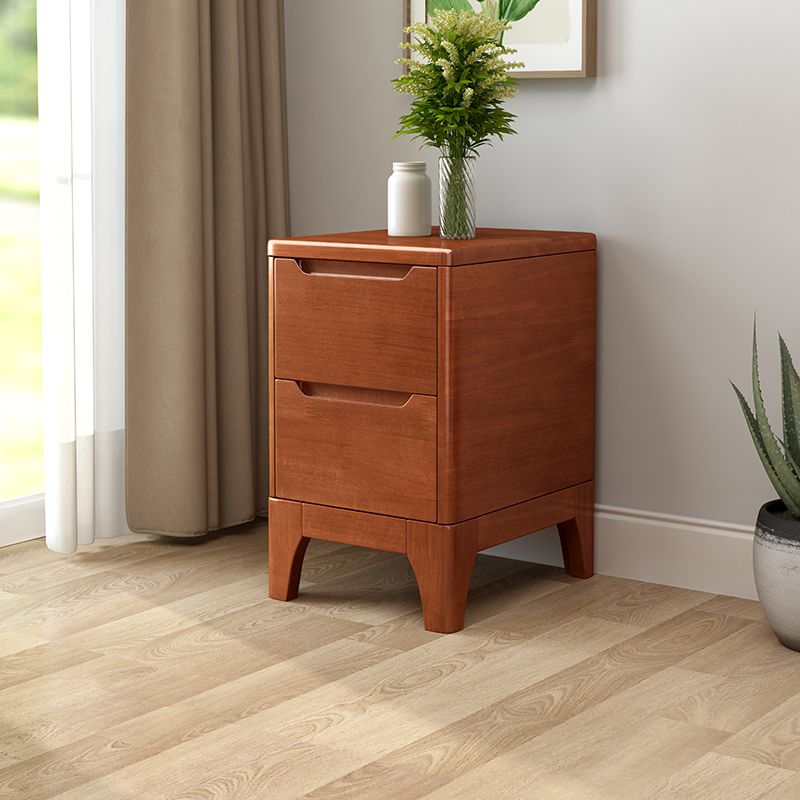 2 Drawer Nightstand with Legs 20" Tall Wood Accent Table Nightstand Clearhalo 'Bedroom Furniture' 'furn' 'furn_night_stand' 'Furniture' 'night_stand' 'Nightstands' 1200x1200_9b738cd2-3bbc-43af-ad2b-1b579d06f0a9
