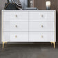 Glam Wood Chest with Stone Top Chest with Drawers for Bedroom Clearhalo 'Bedroom Furniture' 'Dressers & Chests' 'dressers_chests' 'furn' 'furn_dressers_chests' 'Furniture' 1200x1200_9b75769a-0c9e-42e4-8f35-f0b4f982ff87