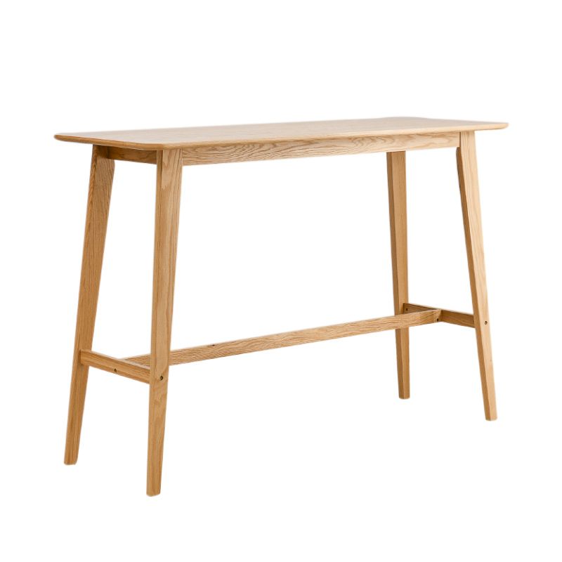 Natural Colour Bar Table Set 1/2/3 Pieces Industrial Rectangle Solid Wood Bar Set Clearhalo 'Bar Furniture' 'furn' 'furn_home_bar_bar_sets' 'Furniture' 'Home Bars & Bar Sets' 'home_bar_bar_sets' 'Kitchen & Dining Furniture' 1200x1200_9b757a24-51a7-4ed9-939f-7d978ccfd778