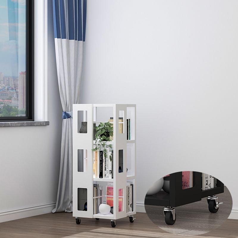 3-Shelf Metal Standard Bookcase Industrial Book Shelf,39.4" H x 17.7" W Clearhalo 'Bookcases' 'furn' 'furn_bookcases' 'Furniture' 'furniture_bookcases' 'kitchen' 'kitchen_bookcases' 'Living Room Furniture' 'Office Furniture' 1200x1200_9b77363f-4fd7-4bb1-a575-d46dec56d077