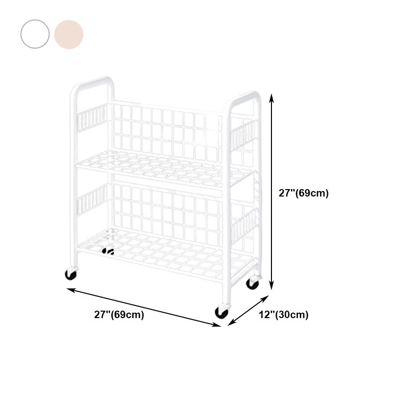 Libreria di libreria in metallo in metallo contemporaneo per ufficio