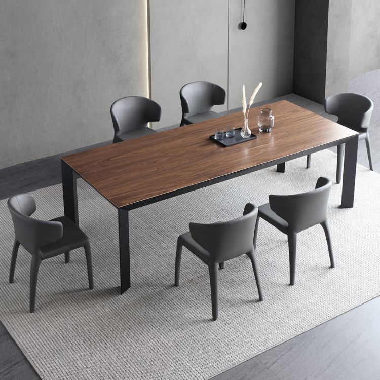 Modern Sintered Stone Dining Room Set 1/4/6/7 Pieces Dining Furniture Set /Separate Items Clearhalo 'Dining Room Sets' 'Dining Tables & Seating' 'dining_room_set' 'furn' 'furn_dining_room_set' 'Furniture' 'furniture_dining_room_set' 'Kitchen & Dining Furniture' 'kitchen&dining_furn' 'kitchen' 1200x1200_9b7b90fd-39ba-44f9-b836-3daa974b7a41