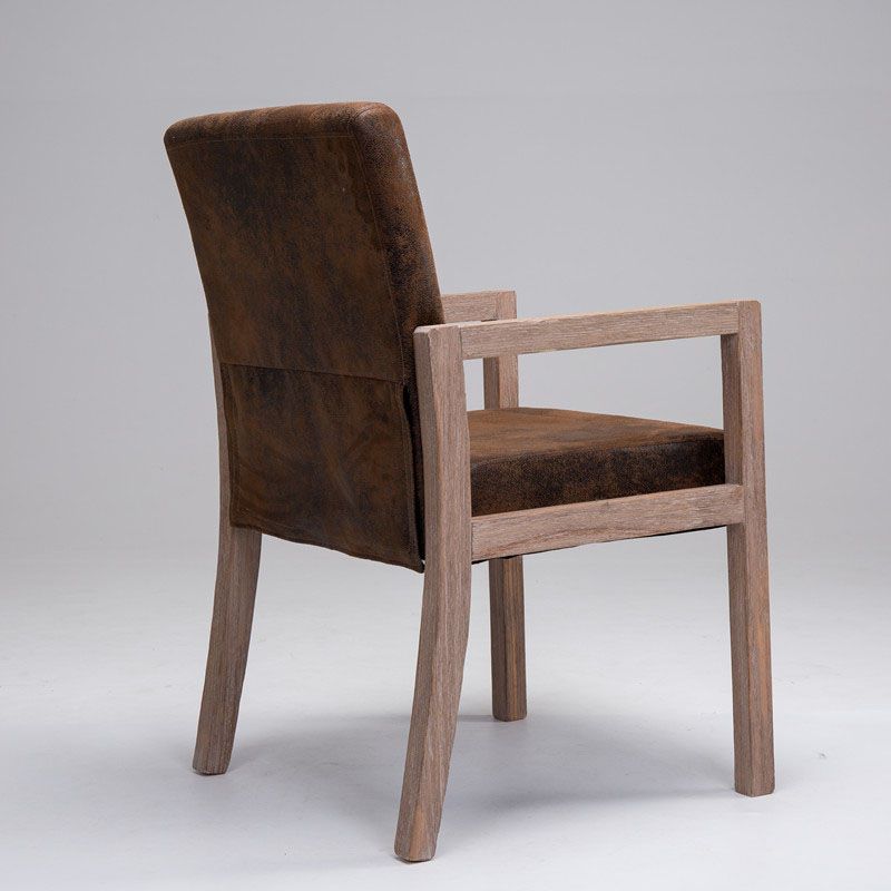 Modern Style Dining Chairs Arm Chairs with Wooden Legs for Kitchen Clearhalo 'Dining Chairs' 'Dining Tables & Seating' 'dining_chair' 'furn' 'furn_dining_chair' 'Furniture' 'furniture_dining_chair' 'Kitchen & Dining Furniture' 1200x1200_9b7d308e-e310-48f9-8788-b402582d01f6