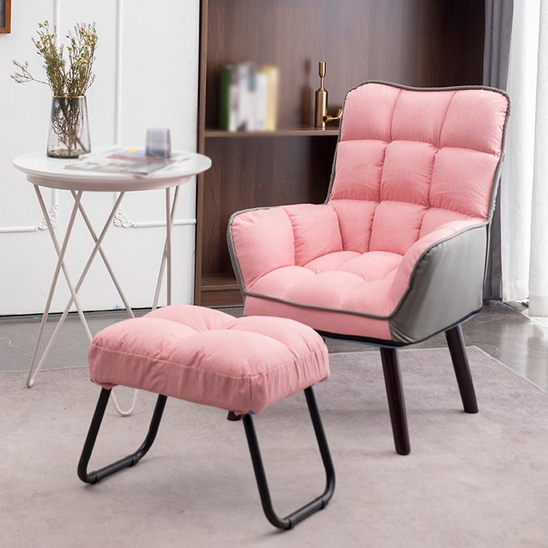 Linen Arms Included Chair 27.5"L x 20.8"W x 39.3" H Chair for Living Room Clearhalo 'Accent Chairs' 'accent_chairs' 'Chairs & Seating' 'furn' 'furn_accent_chairs' 'Furniture' 'Living Room Furniture' 1200x1200_9b811e45-9783-41e0-bc7e-92f4c47feef7