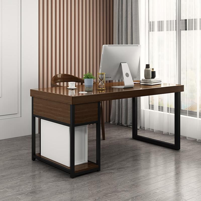 Contemporary Wooden Gaming Desk for Office 23.6"W X 29.5"H Desk Clearhalo 'furn' 'furn_office_desk' 'Furniture' 'Office Desks' 'Office Furniture' 'office_desk' 1200x1200_9b819f36-df85-4568-aca9-5c2646593e22