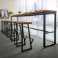 Solid Wood Table and Stool Set 1/2/7 Pieces Counter Height Pub Set Clearhalo 'Bar Furniture' 'furn' 'furn_home_bar_bar_sets' 'Furniture' 'Home Bars & Bar Sets' 'home_bar_bar_sets' 'Kitchen & Dining Furniture' 1200x1200_9b82212c-86b8-45e4-a1f5-eab282ec2a95