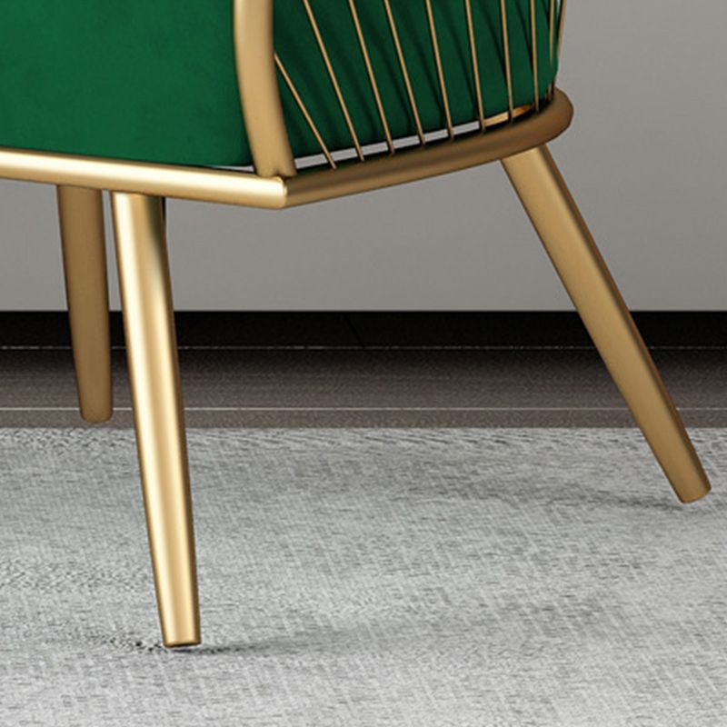 Glam Accent Chair Living Room Reclining Basic Four Legs Pillow Back Parsons Chair Clearhalo 'Accent Chairs' 'accent_chairs' 'Chairs & Seating' 'furn' 'furn_accent_chairs' 'Furniture' 'Living Room Furniture' 1200x1200_9b8324db-a27e-4f18-8fc7-32de9cd700d5