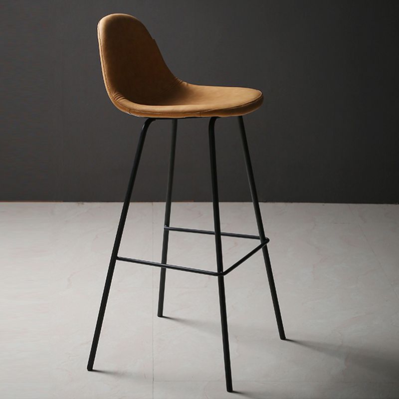 Industrial Style Bar-stool Iron Legs Counter Stool for Kitchen Bar Clearhalo 'Bar Furniture' 'Bar Stools' 'bar_stools' 'furn' 'furn_bar_stools' 'furniture_bar_stools' 'Kitchen & Dining Furniture' 'kitchen&dining_furn' 'kitchen' 'kitchen_furn' Furniture' 1200x1200_9b833133-7601-4777-b867-0e2004dc360e