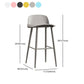 Modern Armless Backrest Counter Stool Steel Household Bar Stool with Plastic Seat Clearhalo 'Bar Furniture' 'Bar Stools' 'bar_stools' 'furn' 'furn_bar_stools' 'furniture_bar_stools' 'Kitchen & Dining Furniture' 'kitchen&dining_furn' 'kitchen' 'kitchen_furn' Furniture' 1200x1200_9b874d48-58bd-4eb0-9cef-a8ddfbdeb5ae