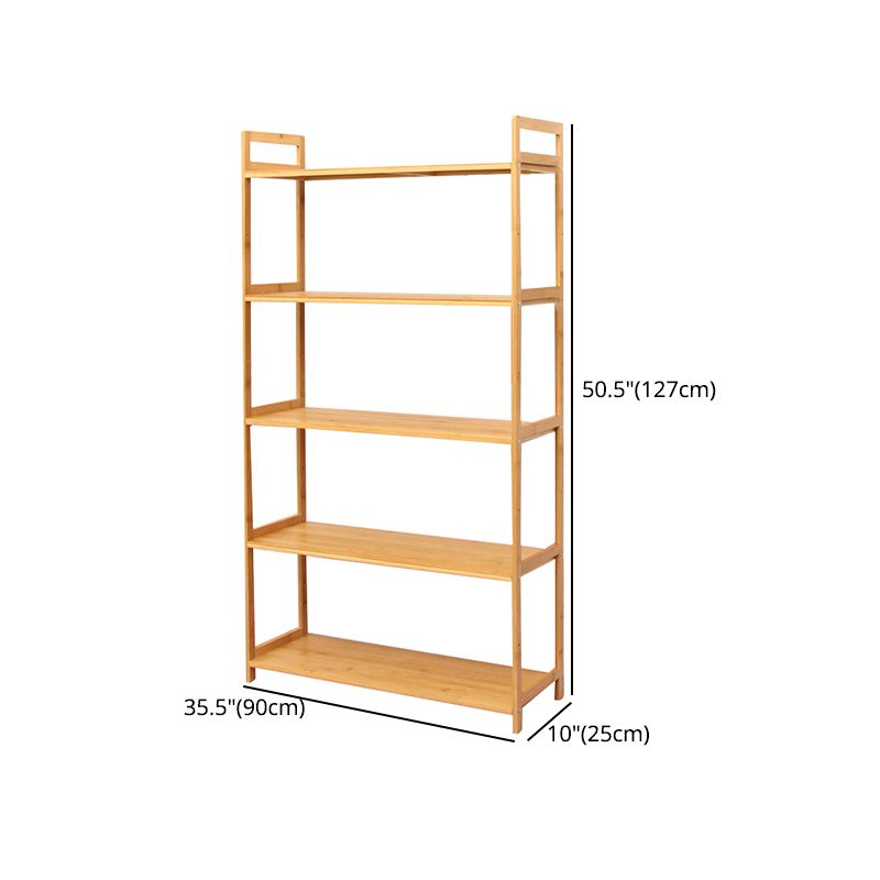 Contemporary Engineered Wood Bookcase Open Back Bookshelf for Home Office Clearhalo 'Bookcases' 'Furniture' 'furniture_bookcases' 'Office Furniture' 1200x1200_9b87df4e-2948-4164-a1d6-edf1088f8050