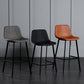 Scandinavian Footrest Reception Stool Matte Finish Faux Leather Barstool Clearhalo 'Bar Furniture' 'Bar Stools' 'bar_stools' 'Furniture' 'furniture_bar_stools' 'Kitchen & Dining Furniture' 1200x1200_9b893b68-f48b-4260-87c4-16ba41cea832