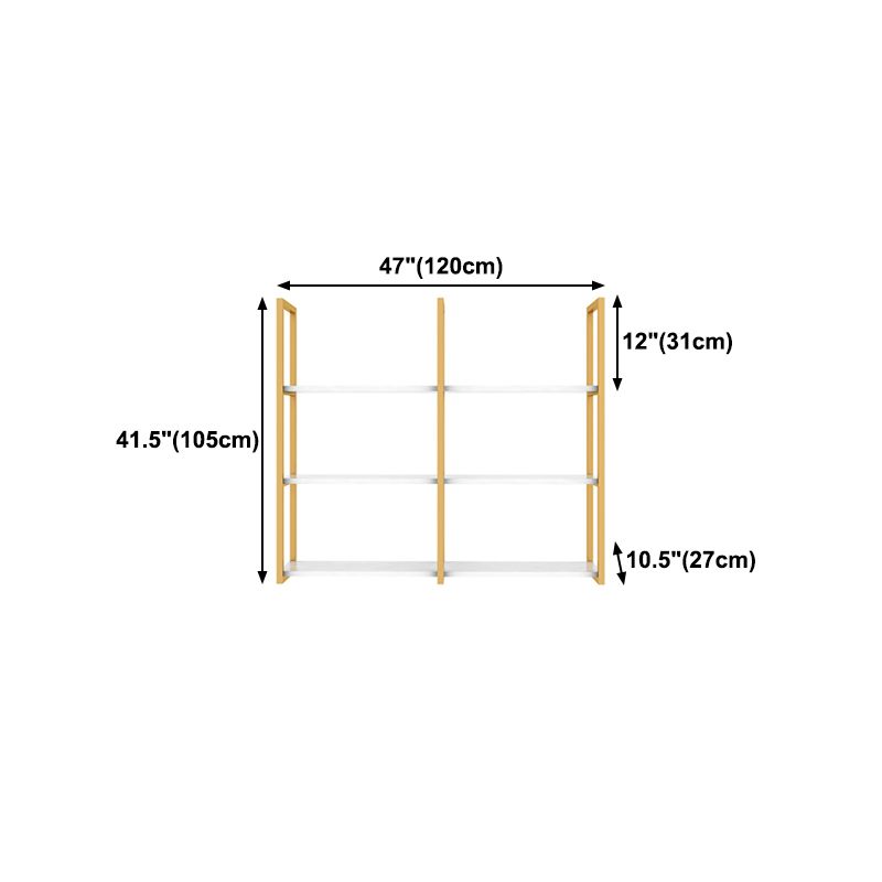 10.63"W Bookshelf Glam Style Wall Mounted Bookcase for Home Office Study Room Clearhalo 'Bookcases' 'furn' 'furn_bookcases' 'Furniture' 'furniture_bookcases' 'kitchen' 'kitchen_bookcases' 'Living Room Furniture' 'Office Furniture' 1200x1200_9b8aac7f-d7b3-474d-9882-275ba6d11503