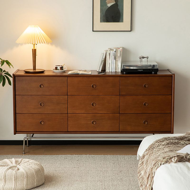 Minimalism Brown Accent Chest Rectangle Chest with Drawers for Living Room Clearhalo 'Cabinets & Chests' 'cabinets_chests' 'furn' 'furn_cabinets_chests' 'Furniture' 'Living Room Furniture' 1200x1200_9b8e0867-9793-4194-9363-7a199acfe388