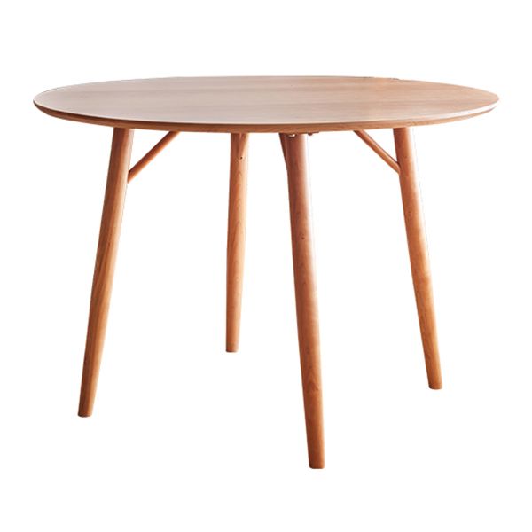 Solid Wood 4-foot Dinette Table Contemporary Dining Table Round for Home Clearhalo ' dining_table' 'Dining Tables & Seating' 'Dining Tables' 'furn' 'furn_dining_table' 'Furniture' 'furniture_dining_table' 'Kitchen & Dining Furniture' 'kitchen&dining_furn' 'kitchen' 'kitchen_dining_table' 1200x1200_9b8e109a-dec5-401b-a52d-0f1a6dd372f7