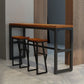Taburete de comedor de rectángulo industrial taburete de bar de hierro para Bristol