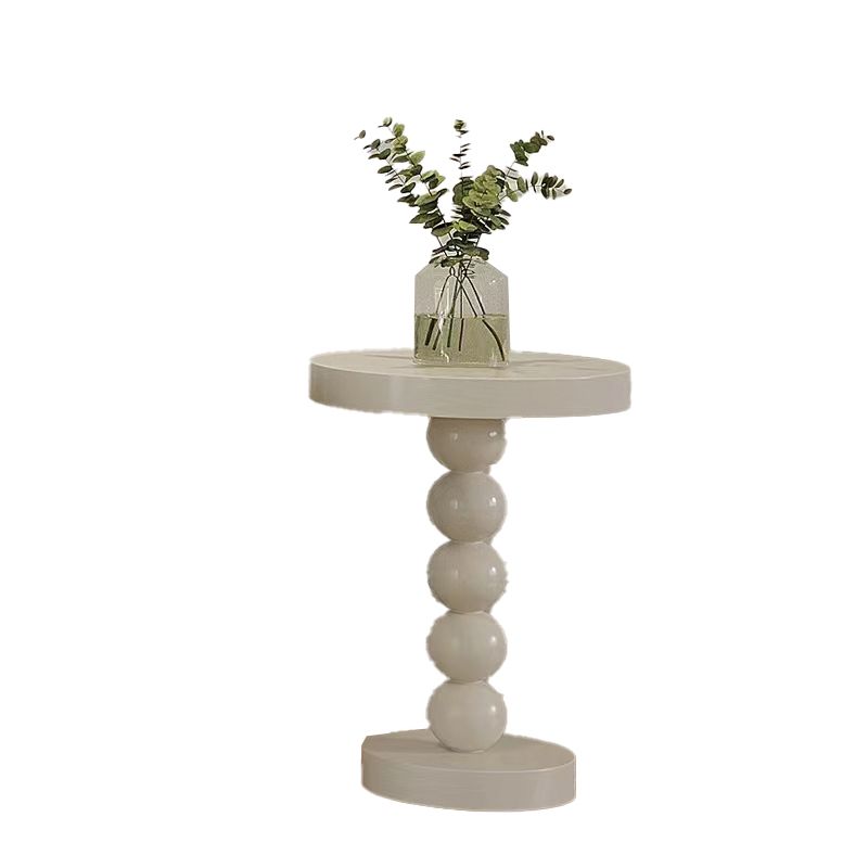 Pedestal End Table in Wood Round Top Living Room Corner Table Clearhalo 'Coffee & Accent Tables' 'End & Side Tables' 'end_side_tables' 'furn' 'furn_end_side_tables' 'Furniture' 'Living Room Furniture' 1200x1200_9b9451a5-9182-4528-a888-5a724a852572