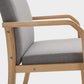 Scandinavian Home Arm Chair Solid Back Wood Upholstered Single Dining Room Chair Clearhalo ' kitchen&dining_furn' 'Dining Chairs' 'Dining Tables & Seating' 'dining_chair' 'furn' 'furn_dining_chair' 'Furniture' 'furniture_dining_chair' 'Kitchen & Dining Furniture' 'kitchen' 1200x1200_9b95469c-ae41-42ce-b0e4-e1a85dd7a2ba