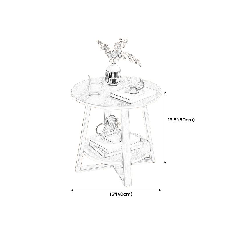 21.7" Wood Accent Accent Side Table, Solid Wood in Natural Finish Clearhalo 'Coffee & Accent Tables' 'End & Side Tables' 'end_side_table' 'end_side_tables' 'furn' 'furn_end_side_tables' 'Furniture' 'furniture_end_side_table' 'Living Room Furniture' 1200x1200_9b962cf0-f833-4fad-9060-5b8af98edb69