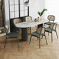 Solid Wood Oval Dining Table Modern Double Pedestal Table for Dining Room Clearhalo ' dining_table' 'Dining Tables & Seating' 'Dining Tables' 'furn' 'furn_dining_table' 'Furniture' 'furniture_dining_table' 'Kitchen & Dining Furniture' 'kitchen&dining_furn' 'kitchen' 'kitchen_dining_table' 1200x1200_9b9c2b5a-7213-4c91-82f0-ee9621163502