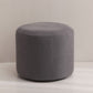 Contemporary Pure Color Footstool Round Tear Resistant Footstool