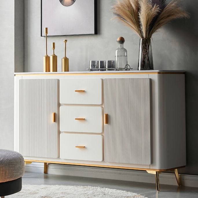 Tocador de madera fabricado vestidor de cofre de almacenamiento glamoroso