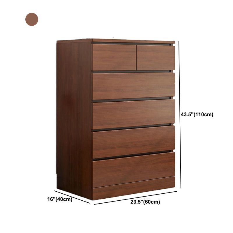 Wooden Accent Chest with Drawers Rectangle Contemporary Chest Clearhalo 'Cabinets & Chests' 'cabinets_chests' 'furn' 'furn_cabinets_chests' 'Furniture' 'Living Room Furniture' 1200x1200_9ba57a6f-73a5-470f-90b4-60232415c61b