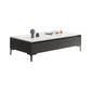 Glam 4-Bein-Couchtisch mit künstlicher Platte, rechteckiger Home-Cocktail-Tisch