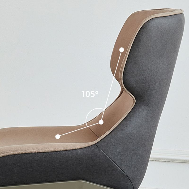 Contemporary Style Dining Chair Kitchen Metal Wingback Dining Arm Side Chair (Set of 2) Clearhalo ' kitchen&dining_furn' 'Dining Chairs' 'Dining Tables & Seating' 'dining_chair' 'furn' 'furn_dining_chair' 'Furniture' 'furniture_dining_chair' 'Kitchen & Dining Furniture' 'kitchen' 1200x1200_9ba896e1-c9bb-4a65-9c0d-dc02d1a81ac1