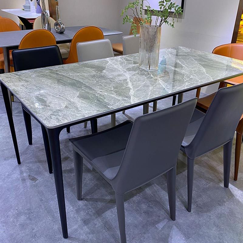 Contemporary Style Dining Chairs Armless Chair with Metal Legs for Kitchen Clearhalo 'Dining Chairs' 'Dining Tables & Seating' 'dining_chair' 'furn' 'furn_dining_chair' 'Furniture' 'Kitchen & Dining Furniture' 1200x1200_9bacea5c-8884-456d-adf3-c0b188e4f771