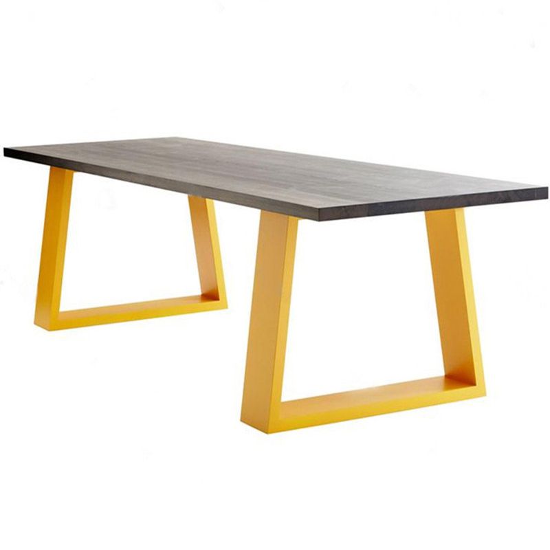 Industrial Pine Wood Top Office Desk Rectangular Desk with Metal Sled Clearhalo 'furn' 'furn_office_desk' 'Furniture' 'Office Desks' 'Office Furniture' 'office_desk' 1200x1200_9badaf09-09ae-4b70-93a4-7c5ffadc1863