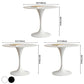 Contemporary Round Shape Sintered Stone Dining Table Kitchen Dining Table with Tulip Base Clearhalo ' dining_table' 'Dining Tables & Seating' 'Dining Tables' 'furn' 'furn_dining_table' 'Furniture' 'furniture_dining_table' 'Kitchen & Dining Furniture' 'kitchen&dining_furn' 'kitchen' 'kitchen_dining_table' 1200x1200_9bae9005-ffe3-4a4d-adea-9ec4cb3a685b