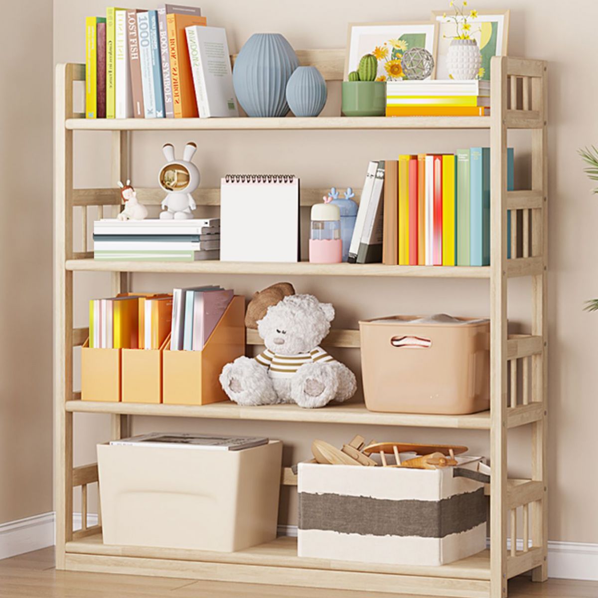 Pino cofre natural cofre contemporáneo acento cofre con estantes