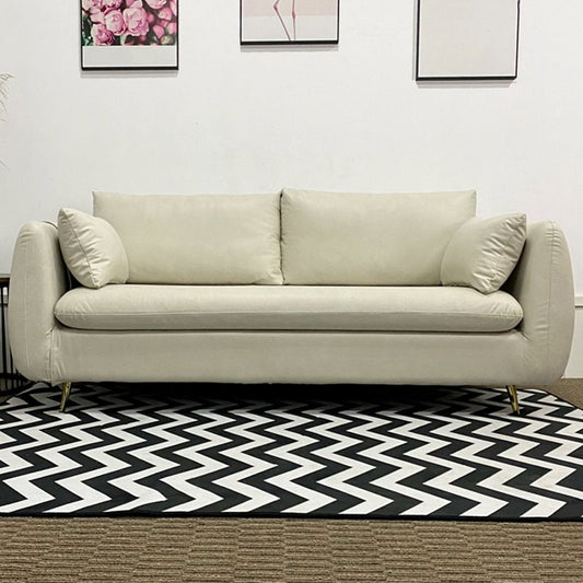 Contemporary Standard Sofa Square Arm Settee Couch with 2 Pillows Clearhalo 'furn' 'furn_sofas' 'Furniture' 'furniture_sofas' 'kitchen' 'kitchen_sofas' 'Living Room Furniture' 'Sofa' 'sofas' 1200x1200_9baee935-0cf4-4510-a8fb-8ba304290c90