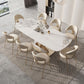 Luxury 1/4/5/7/9 Pieces Dining Set Sintered Stone Dining Table with Leather Chairs Clearhalo 'Dining Room Sets' 'Dining Tables & Seating' 'dining_room_set' 'furn' 'furn_dining_room_set' 'Furniture' 'furniture_dining_room_set' 'Kitchen & Dining Furniture' 1200x1200_9baf2bd7-b287-444c-a1ab-ea5d5a68ae5a