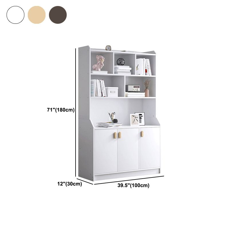 Armoire à accent moderne avec étagères et portes armoires résistantes à l'eau