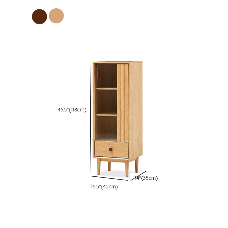 Wood 1 - Drawer Contemporary Accent Cabinet Contemporary with Straight Legs Clearhalo 'Cabinets & Chests' 'cabinets_chests' 'furn' 'furn_cabinets_chests' 'Furniture' 'Living Room Furniture' 1200x1200_9bb193bc-f92e-4387-a271-ca23f5df2ba5