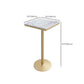 Glam Bar Dining Table Pedestal White Bistro Bar Table with Metal Base Clearhalo 'Bar Furniture' 'Bar Tables' 'bar_tables' 'furn' 'furn_bar_tables' 'Furniture' 'Kitchen & Dining Furniture' 1200x1200_9bb1c7a6-67d9-4da8-aacc-5c2819ef88db