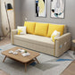 Cream Color Contemporary Linen Square Arm Sofa Bed Standard Sofa for Living Room Clearhalo 'furn' 'furn_sofas' 'Furniture' 'furniture_sofas' 'Living Room Furniture' 'Sofa' 'sofas' 1200x1200_9bb2a856-3241-4c36-9dcf-51f814cf0ae3