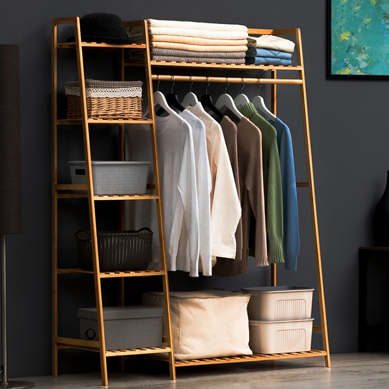 Rastrello in stile contemporaneo in bambù solido planimetro di design per soggiorno per soggiorno