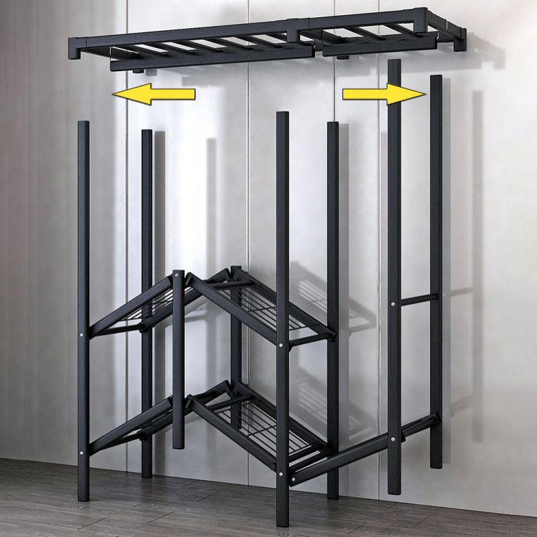 Gabinete de armario de acero de armario de estilo plegable de estilo contemporáneo para el hogar para el hogar