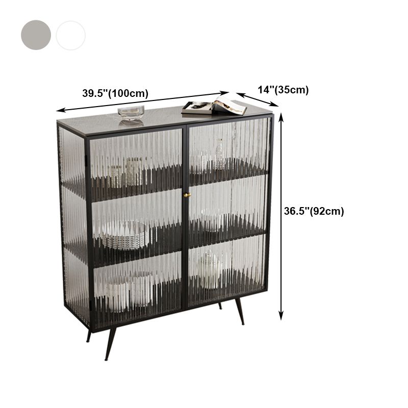 Server a 2 porte in stile Sinterizzazione in pietra sinterizzato per soggiorno per soggiorno